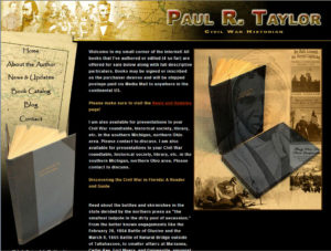 Paul R Taylor Website Screen Capture