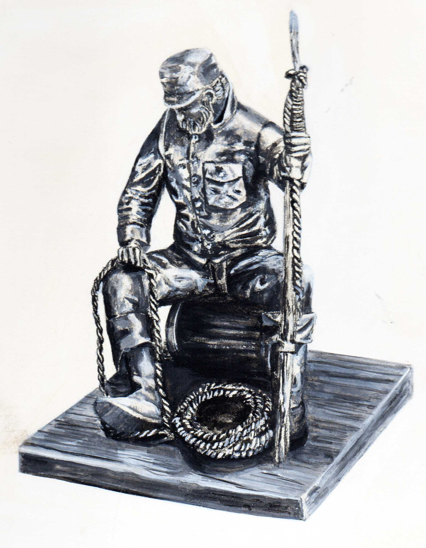 Charcoal drawing Charcoal drawing